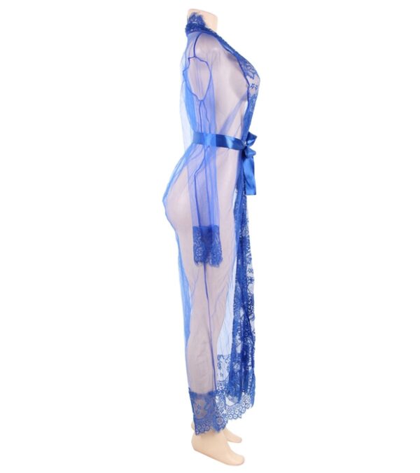 Nuisette longue effet total nude – Image 4
