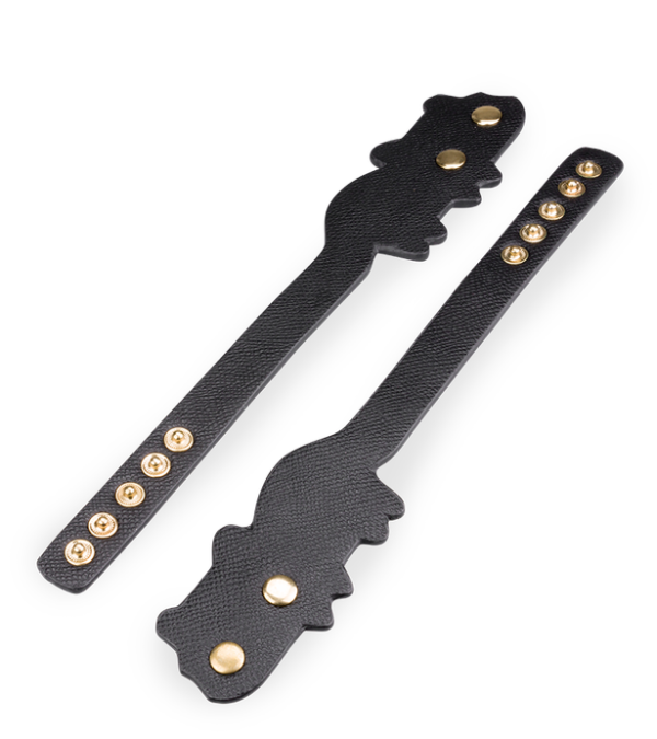 Bracelets de poignets BDSM en similicuir chat – Image 6