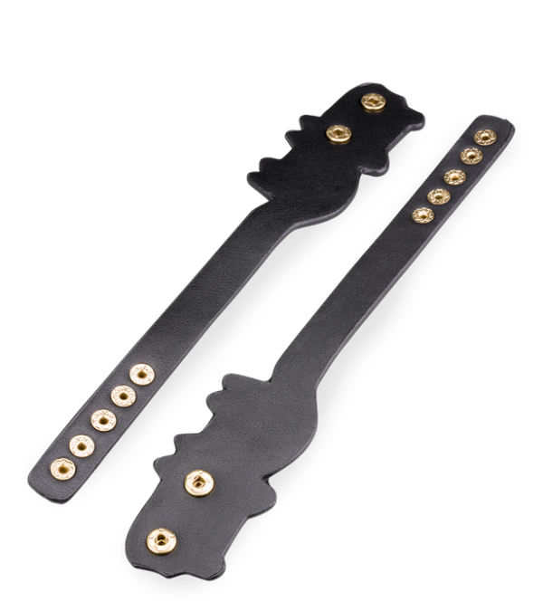 Bracelets de poignets BDSM en similicuir chat – Image 7