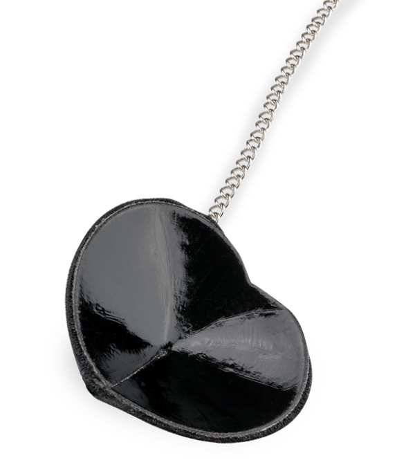 Nippies cœur strass et chaine en métal – Image 2